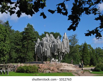 Sibelius Monument In Helsinki