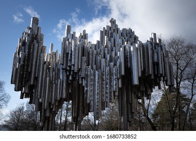 The Sibelius Monument In Helsinki