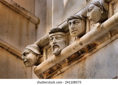 Sibenik Cathedral Heads 