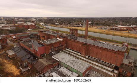 Sibley Mill (from Behind) On A Rainy And Dreary Afternoon.