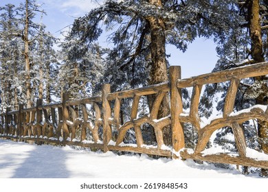 Sichuan Hongya Wawu Mountain Winter Snow Scene