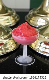 Sicilian Granita In A Cold Glass