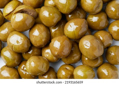 Sicilian Green Olives D.O.P. View In Close-up