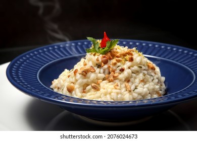 Sicilian Lemon Risotto With Baru Nuts