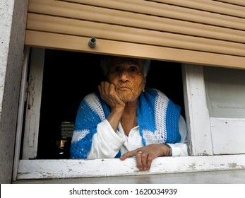 Sicily, Italy / CIRCA 2013: Portraits Of Italian People On The Streets