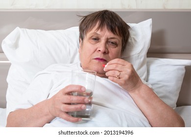 Sick Elderly Woman On Bed Grandma Stock Photo 2013194396 | Shutterstock