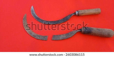 Sickle hand tool which is use Farmer's
