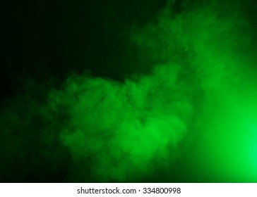 Sickly Green Colored Fog Texture. 