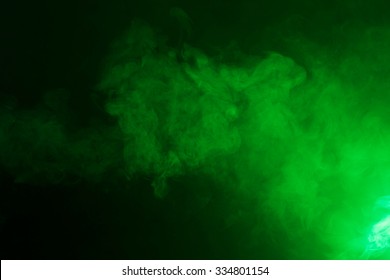 Sickly Green Colored Fog Texture. 