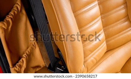 Side bolster and seat belt in a car