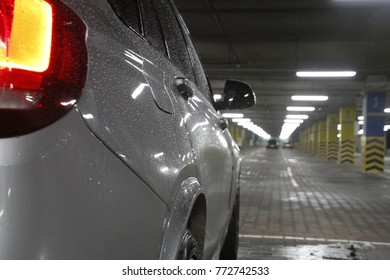 side of the car, car, silver
