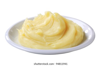 Side dish - Plate of mashed potato