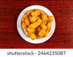 Side dish of tater tots