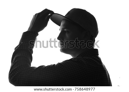 Similar – Image, Stock Photo enlightenment Man Light