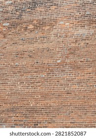 side of old brick building built in 1870's