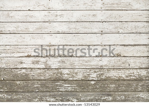 Side Old White Barn Paint Chipped Stock Photo Edit Now 53543029