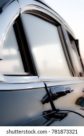 Side Panel And Windows 1940s Classic Vintage American Made Car