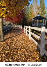 The Side Of A Park In Beaverton, Oregon.