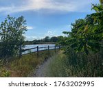 A side path by the lake view