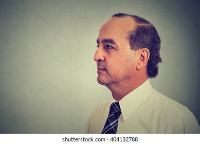 Side Profile Of A Middle Aged Man 