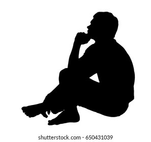 Thinking Silhouette Stock Images, Royalty-Free Images & Vectors ...