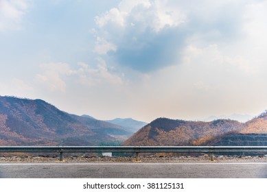 Side Road With Mountain View