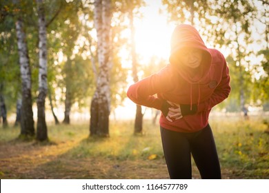 Side Stitch - Woman Runner Side Cramps After Running