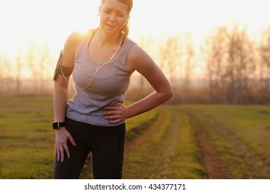 Side Stitch - Woman Runner Side Cramps