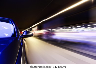 Side View Car Driving Underground Car Stock Photo (Edit Now) 147431000