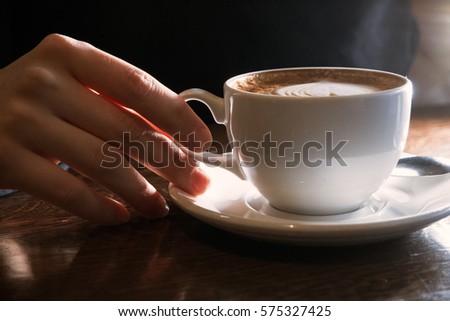 Similar – Cup empty Beverage