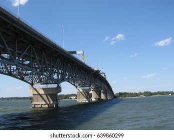 Side View Of The Coleman Bridge