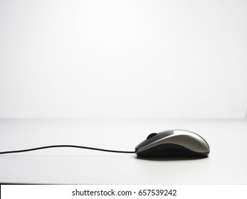 Side View Of A Computer Mouse