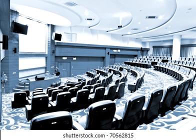 Side view of conference center - Shutterstock ID 70562815