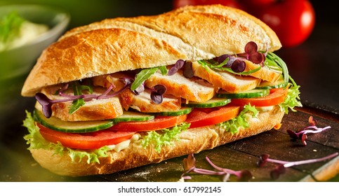 16,255 Chicken Baguette Images, Stock Photos & Vectors | Shutterstock