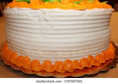 Side View Of Double Layer Cake