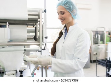 Side View Happy Manufacturing Employee Wearing Stock Photo 1034729389 ...