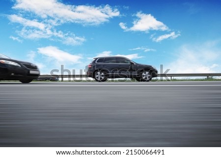 Similar – Image, Stock Photo View with motion blur of the Baltic Sea from Warnemünde