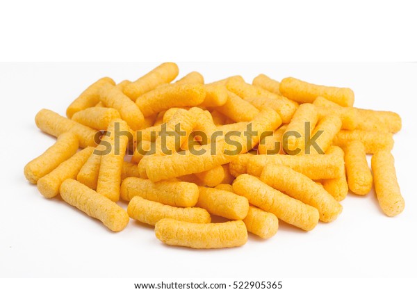 Side View Many Corn Puff Snacks Stock Photo (Edit Now) 522905365