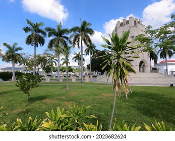 Side View Of The Mausoleum Of José Martí At The Santa Ifigenia Cemetery In The City Of Santiago De Cuba