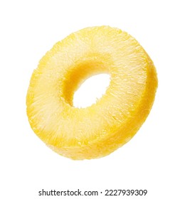 Side view of pineapple ring
