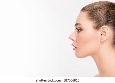 Beautiful Face Side View Girl Images, Stock Photos & Vectors | Shutterstock