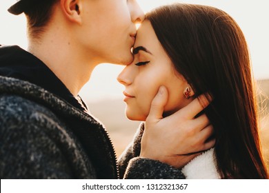 Forehead Kiss Images Stock Photos Vectors Shutterstock
