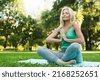 woman outdoor yoga