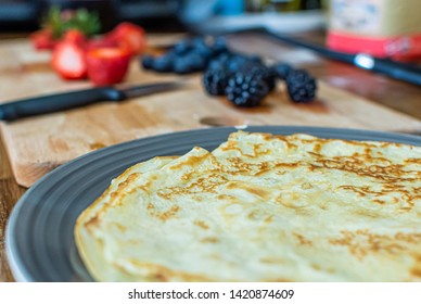 Cooking Pancake Batter Images Stock Photos Vectors Shutterstock