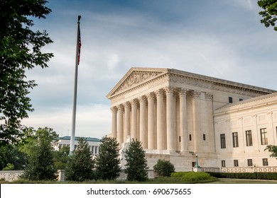 Side View Of The Supreme Court OF The US