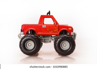 side view of the truck