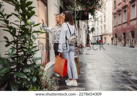 Similar – Image, Stock Photo Shop window into spring