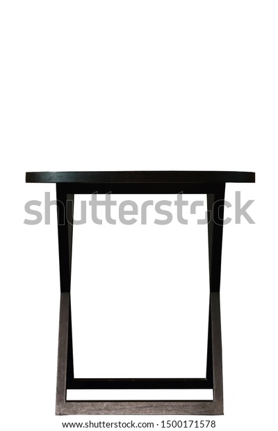 Side View Wooden Coffee Table Isolated Stock Photo Edit Now 1500171578