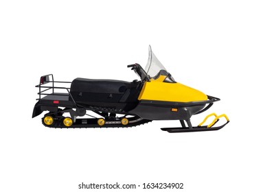 Side View Snowmobile Isolated On White Stock Photo 1367519972 ...