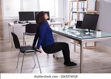 Doing Stretches At Desk Images Stock Photos Vectors Shutterstock